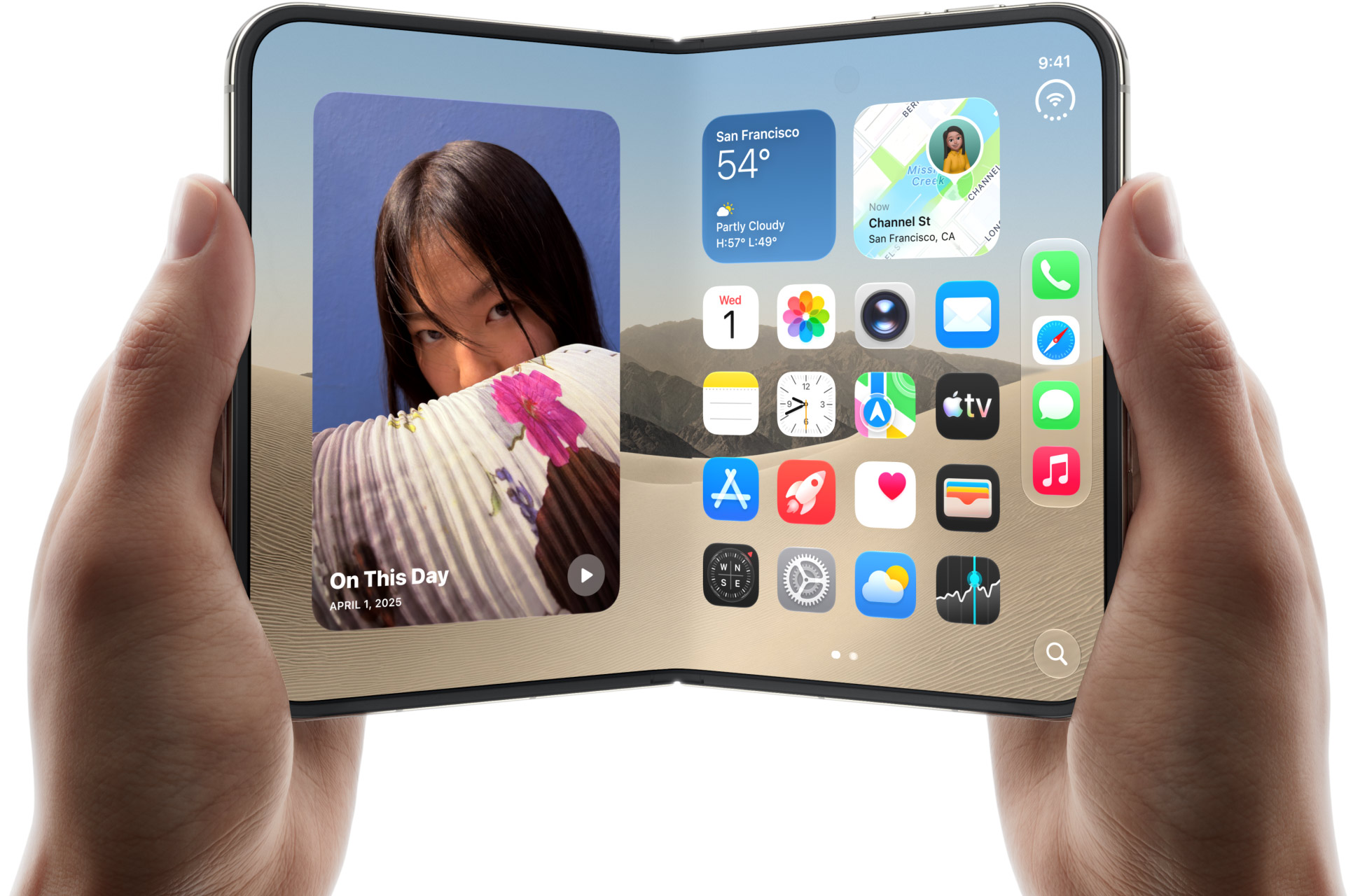 iPhone Duo em imagem oficial da Apple