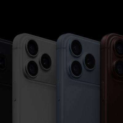 Imagem oficial Apple das cores do iPhone 18 Pro