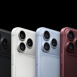 Imagem oficial Apple com detalhe das cores do iPhone 18 Pro