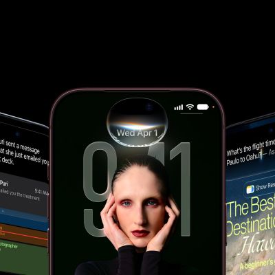 Imagem oficial Apple da Siri AI no iPhone 18 Pro