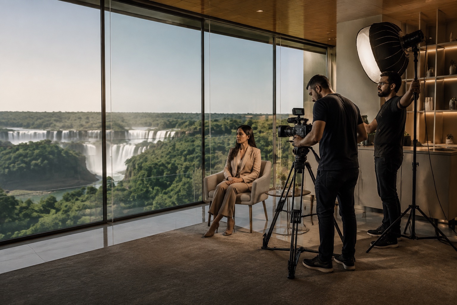 Imagem editorial para gestão de redes sociais em Foz do Iguaçu.