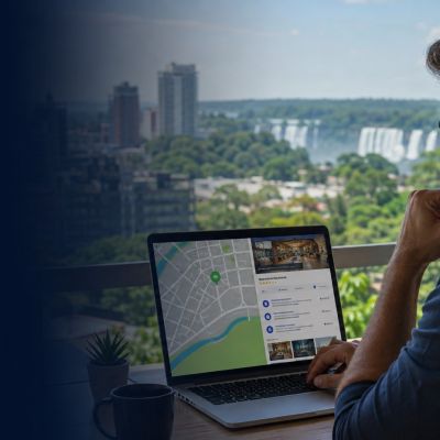 Imagem editorial para produção de vídeo em Foz do Iguaçu.