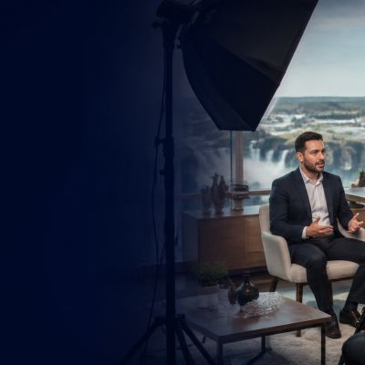 Imagem editorial para roteiro para vídeo empresarial em Foz do Iguaçu.